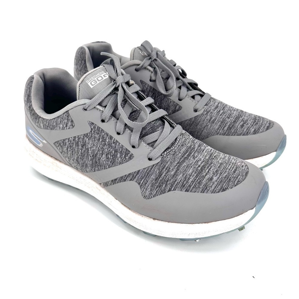 Skechers Womens Size 6.5 Go Golf Shoes Max Cut Spikeless Sneakers Gray Grey